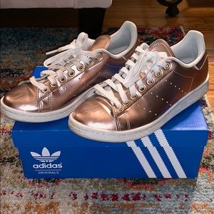 Rose Gold Adidas Stan Smith